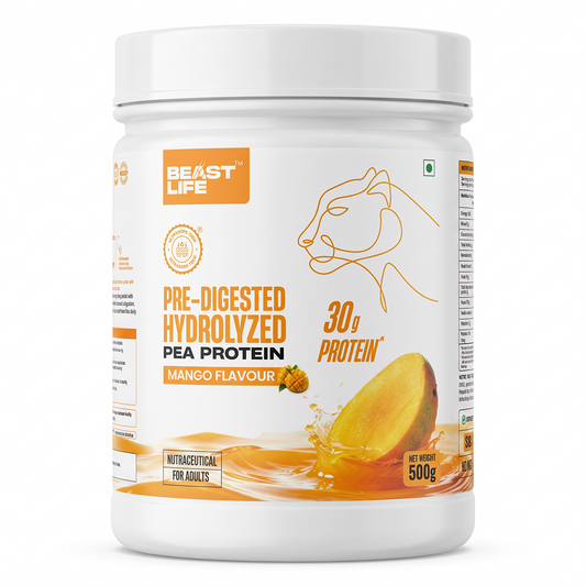 Pre-Digested Hydrolyzed Pea Protein Mango flavour 500g