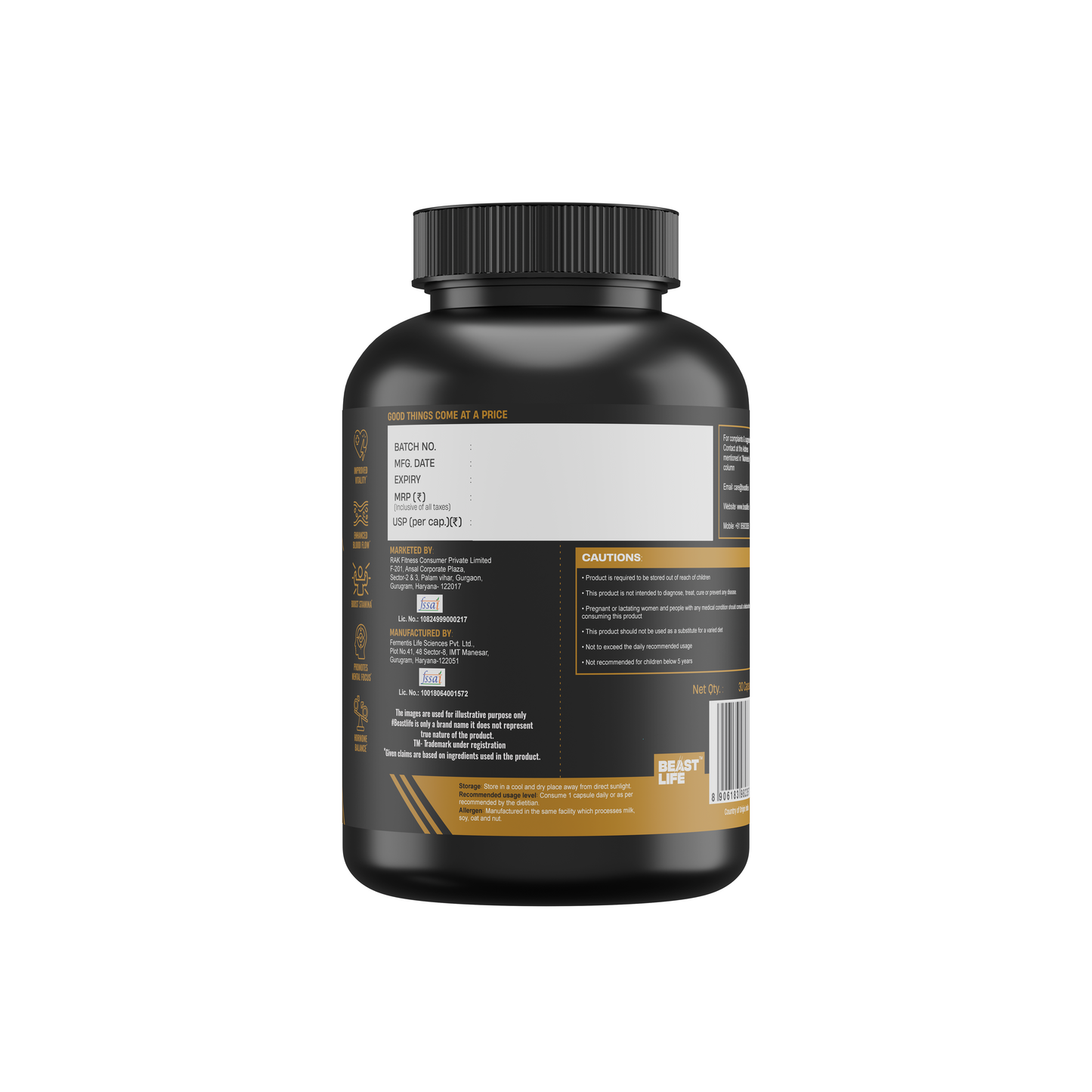 TESTO BOOSTER+ CAPSULES | 90 Days