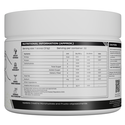 Combo pack | Creatine Nano 400 | Unflavoured | 100 g + Preworkout | Fruit Punch | 105 g