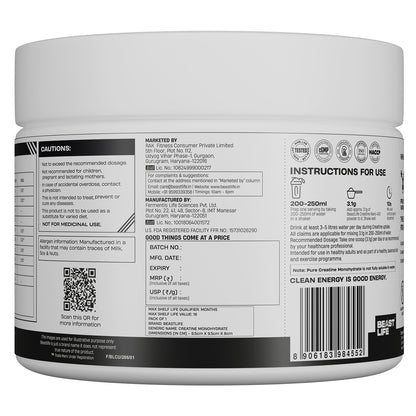 Combo pack | Creatine Nano 400 | Unflavoured | 100 g + Performance Protein | Cold Coffee | 1 kg