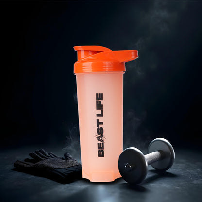 BeastLife Classic Gym shaker bottle 750ml (Orange)