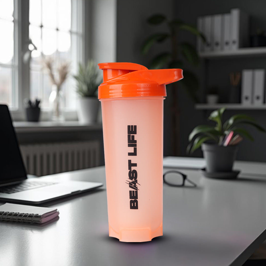 BeastLife Classic Gym shaker bottle 750ml (Orange)