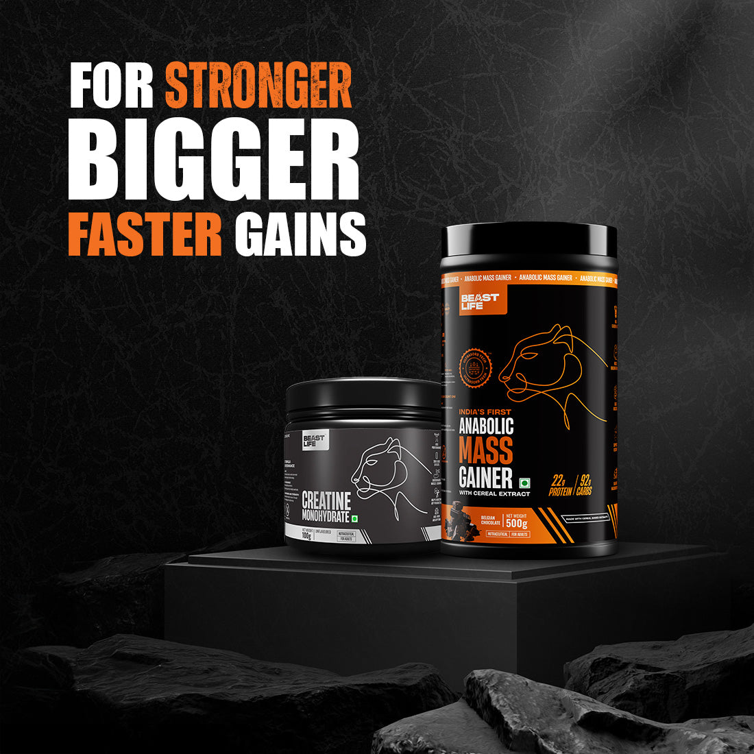 THE GAIN TRAIN EXPRESS | Gainer 500g + Creatine 100 g – Beastlife