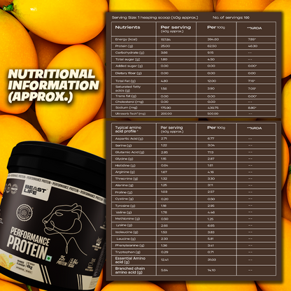 Performance Fermented Yeast Protein with Ultrasorb Tech | Mango | 4 kg