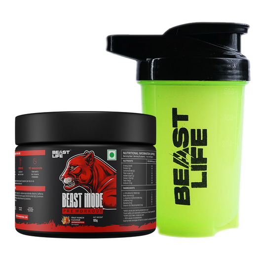 Pre Workout Fruit Punch 105g + Neon Shaker 450ml