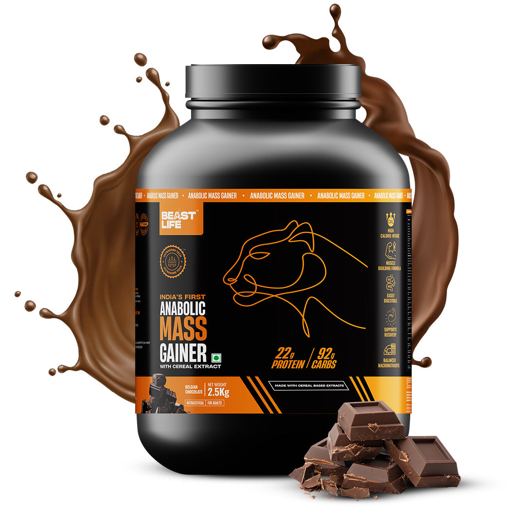 Anabolic Mass Gainer with Ultrasorb Tech (No Maltodextrin) | 2.5kg