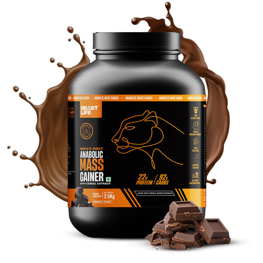 Anabolic Mass Gainer with Ultrasorb Tech (No Maltodextrin) | 2.5kg