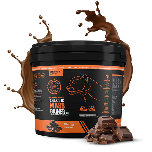 Anabolic Mass Gainer with Ultrasorb Tech (No Maltodextrin) | 5kg