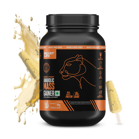 Malai Kulfi Anabolic Mass Gainer with Ultrasorb Tech (No Maltodextrin) | 1kg