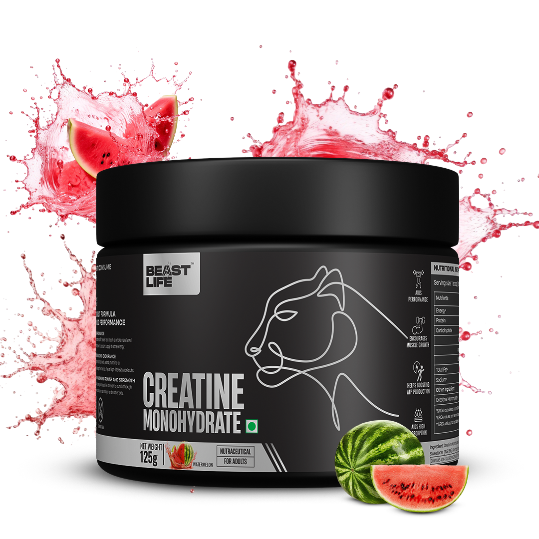 BeastLife Watermelon Creatine Monohydrate 125g — Front View