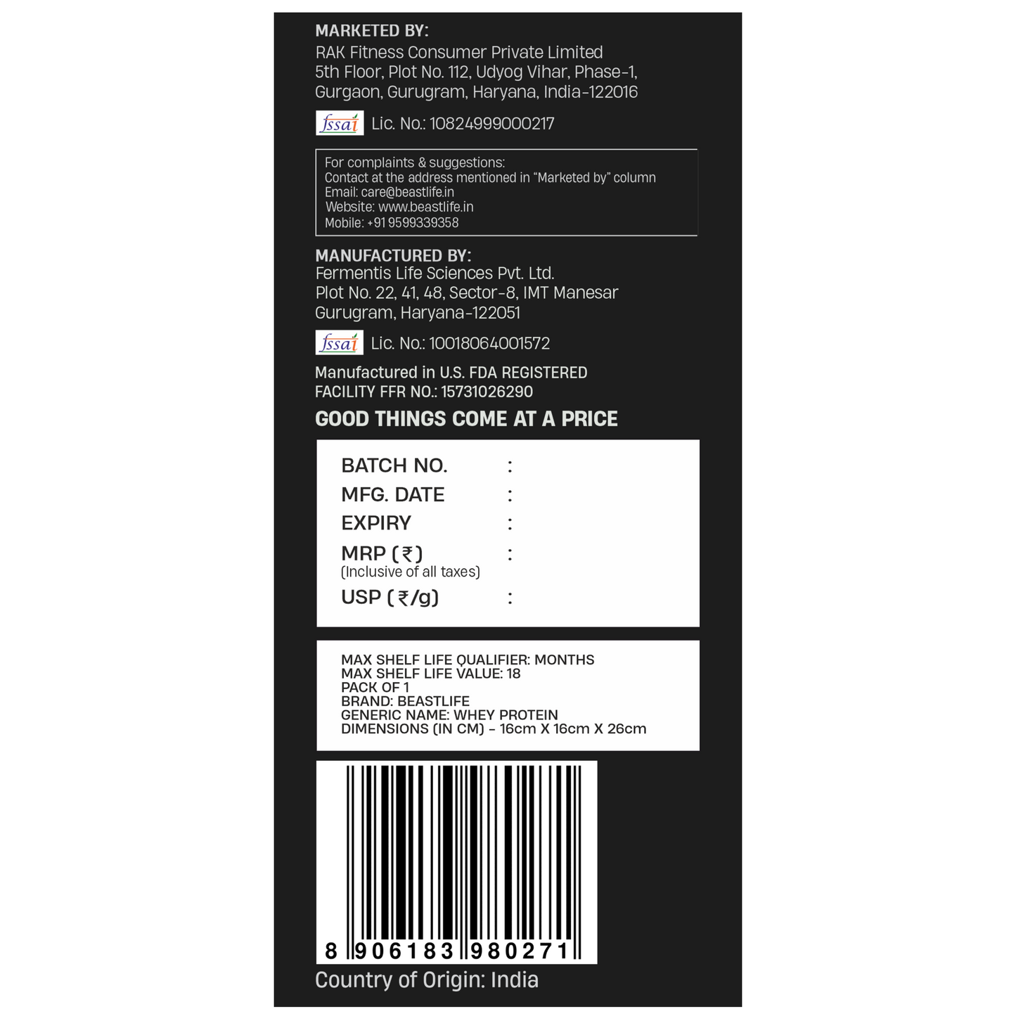 Pro Concentrate Whey Protein with Ultrasorb Tech | Rich Chocolate | 924 g